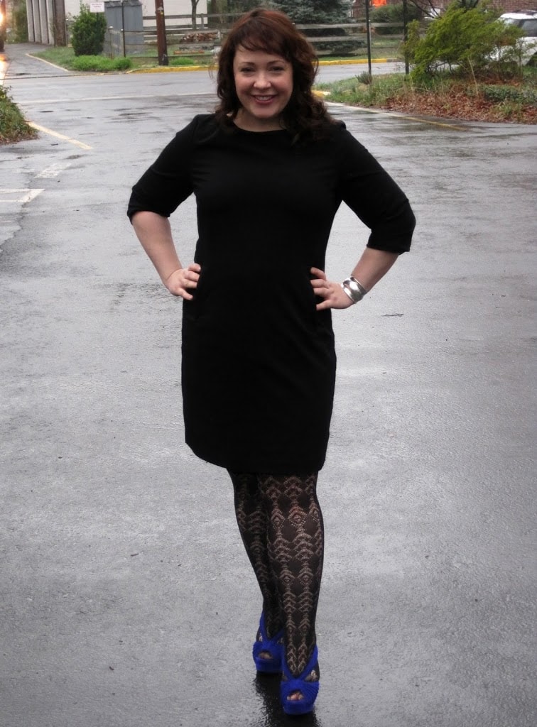 opaque black tights