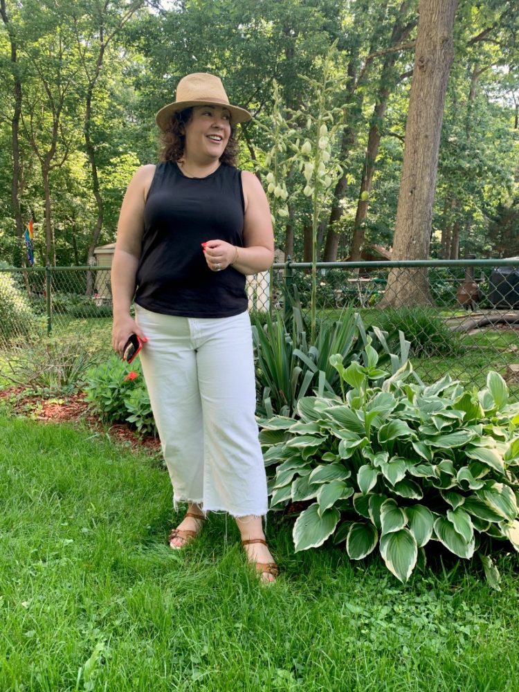 w cropped wide leg jeans petite