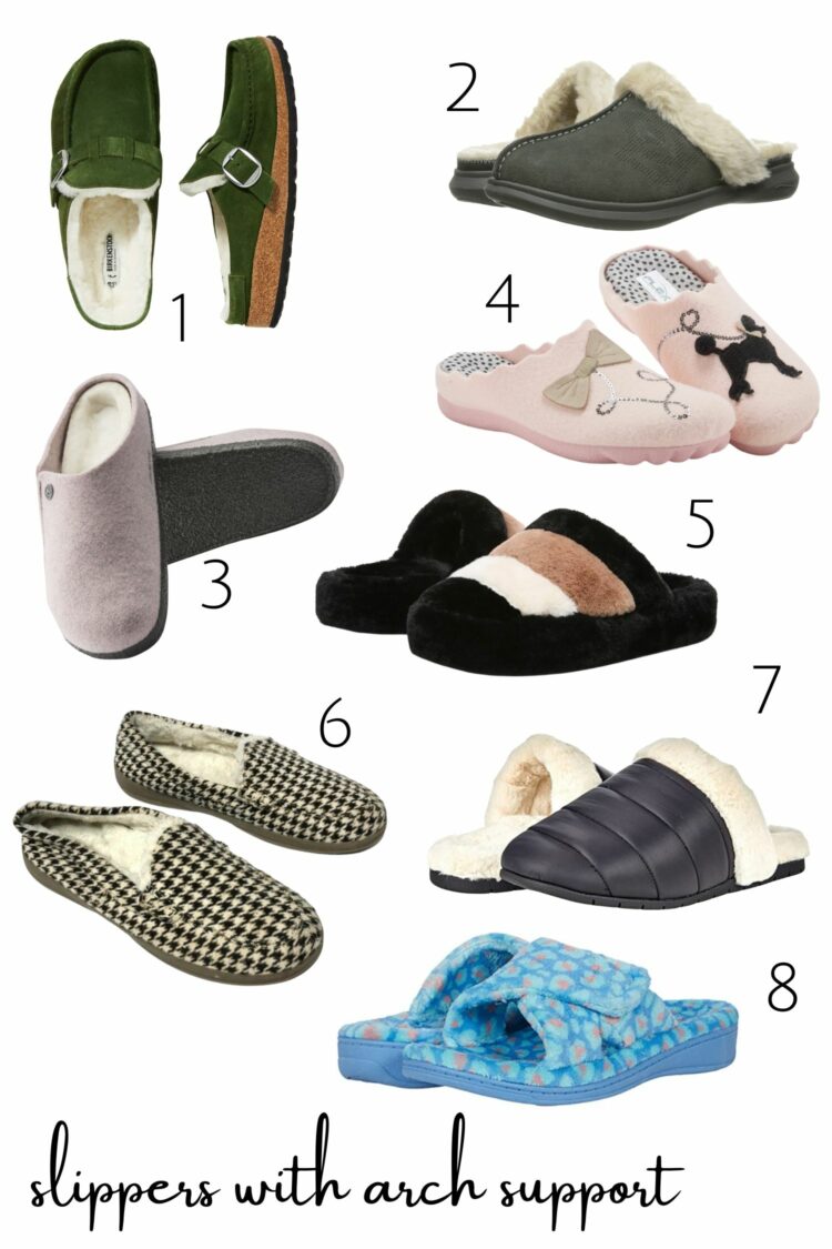 best slippers with arch support