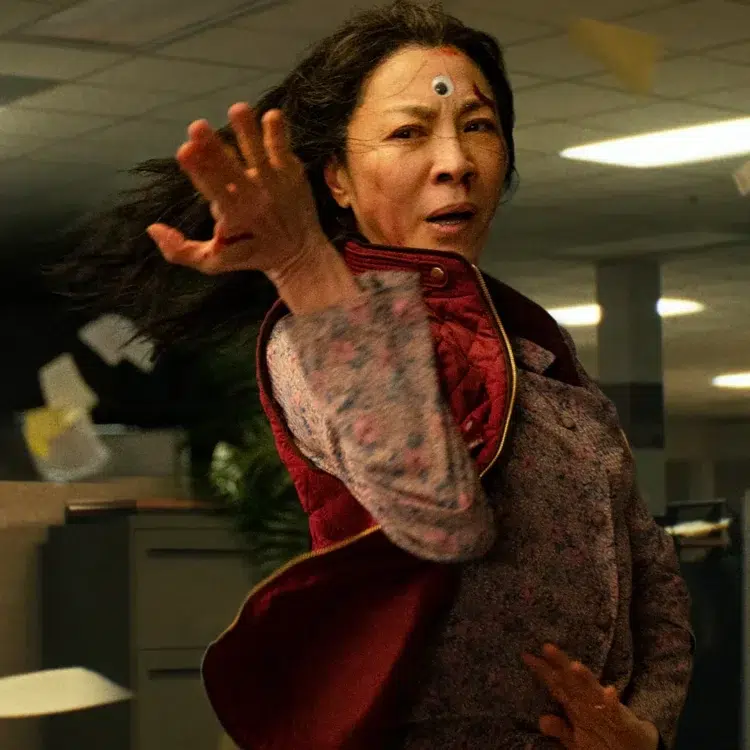 Michelle Yeoh in the movie Everything Everywhere All at Once