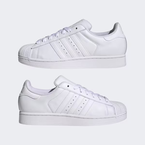 Best white sneakers for grown women: Adidas superstar shoes