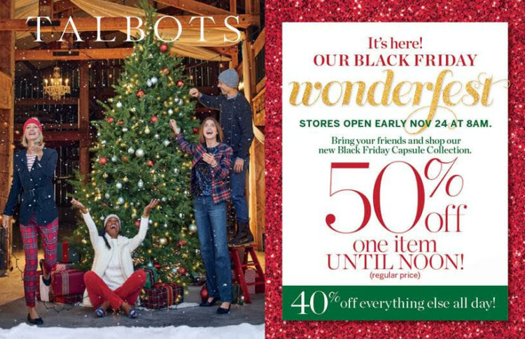 Talbots Black Friday Sale: What I Ordered, Got and Thought 1 Talbots Black Friday promotional poster 2023