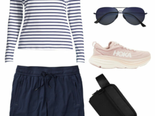 a2 Collage of clothing from the Curacao capsule wardrobe creating a range of different outfits for a Caribbean vacation for women over 40