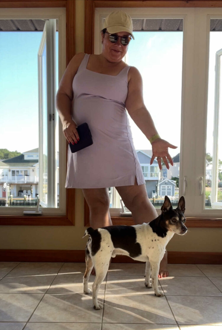 alison gary wardrobe oxygen lavender old navy active skort dress