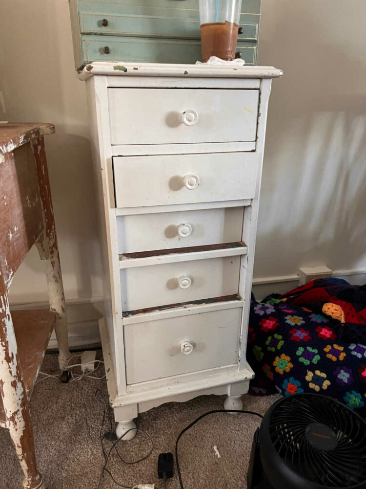 chest of drawers before