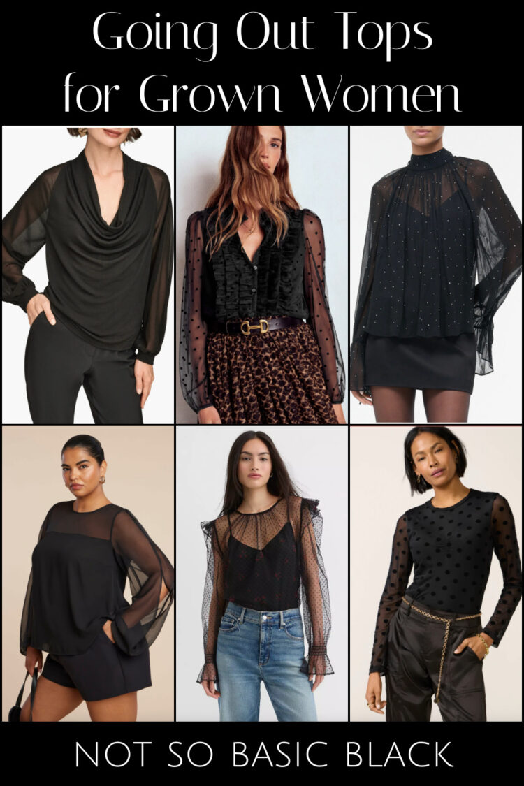 Going Out Tops for Grown-Ass Women 7 black going out tops for grown women