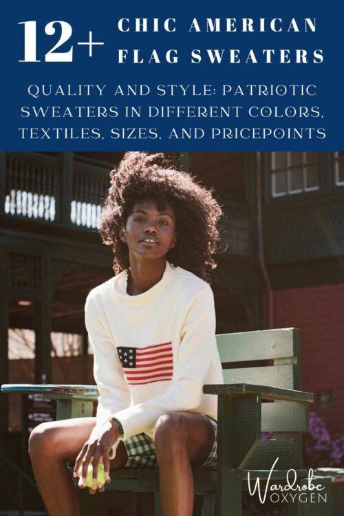 Chic American Flag Sweaters for Women