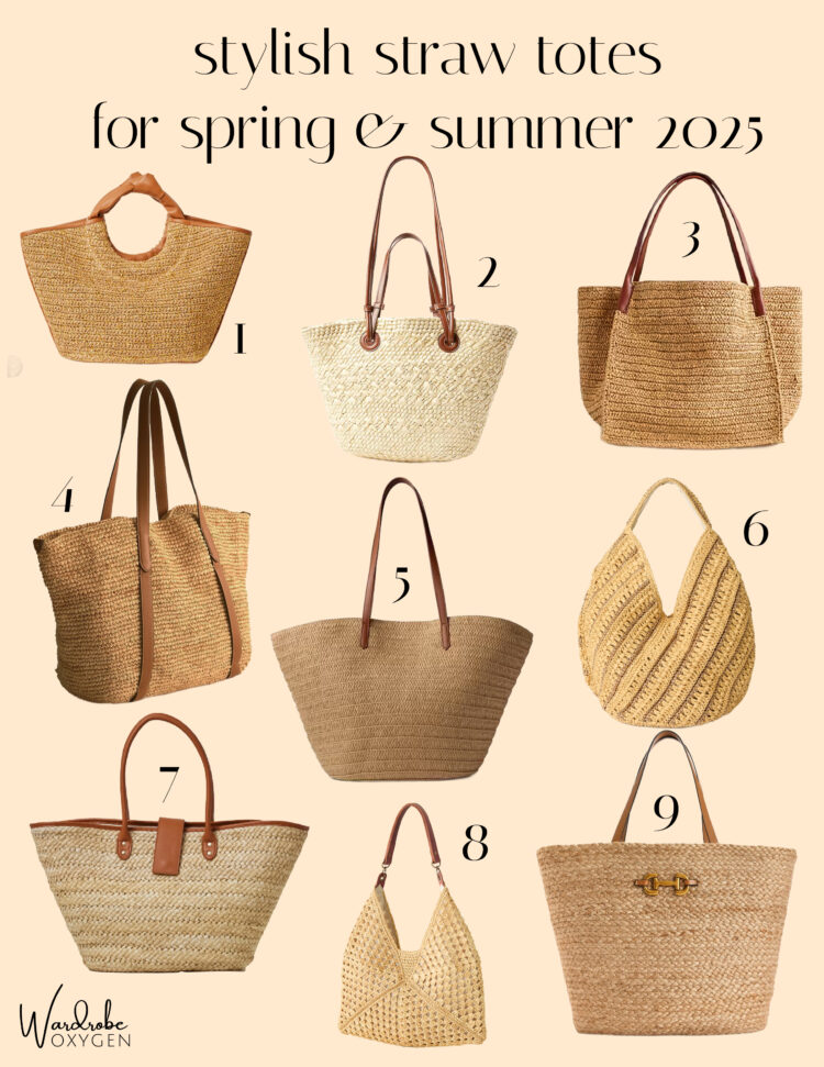 9 stylish straw totes for women for 2025