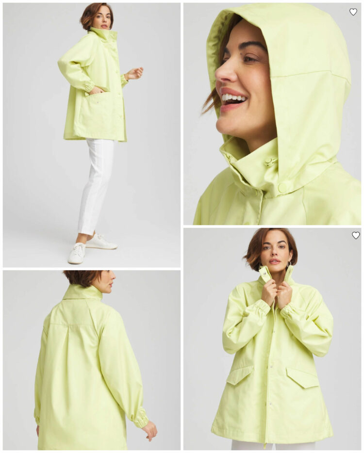Chico's Zenergy® Twill Rain Jacket