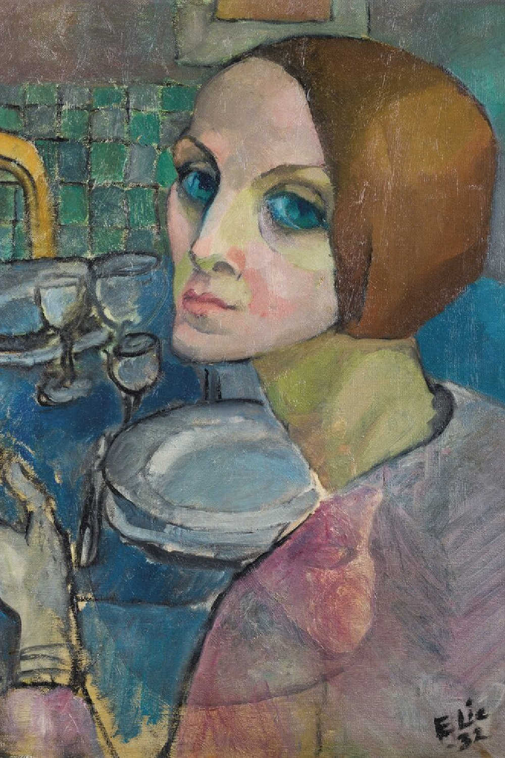 Edvarda Lie, Portrait of a Woman, 1932