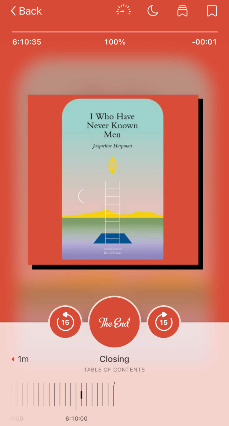 I Who Have Never Known Men
