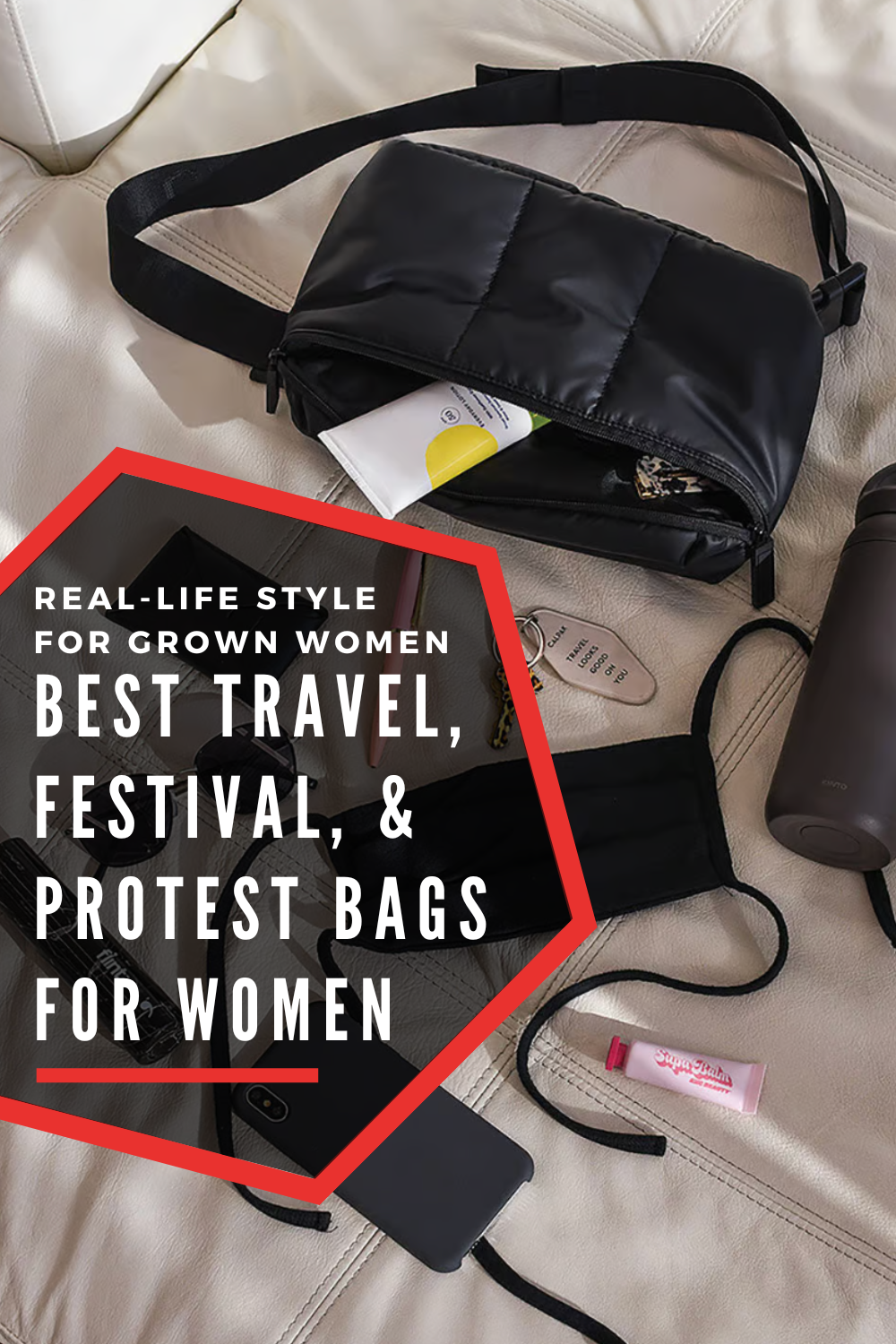 best travel purse festival tote protest bag for women