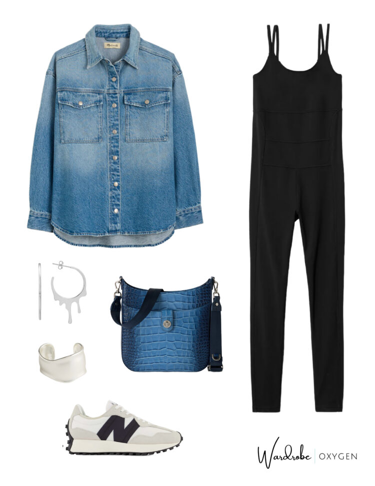 collage of how to style a bodysuit wardrobe oxygen