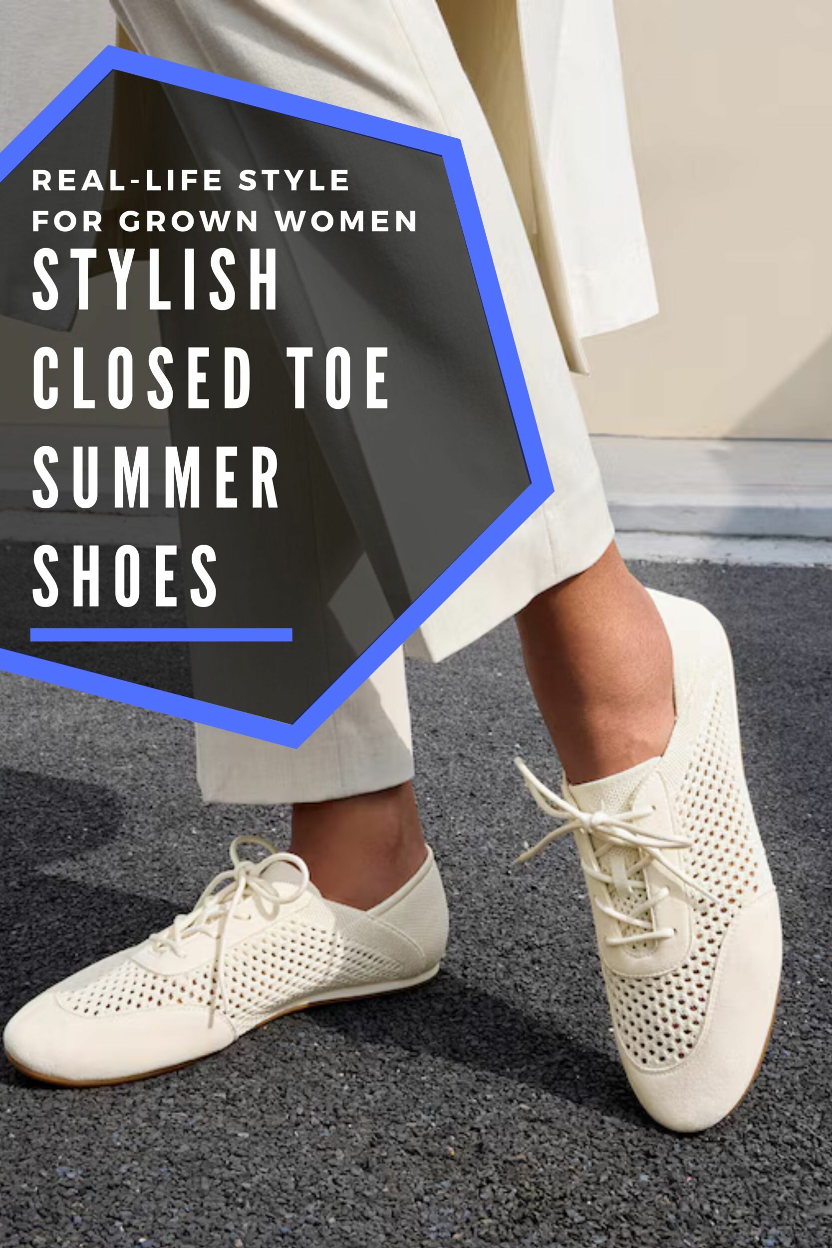 stylish closed-toe summer shoes for women