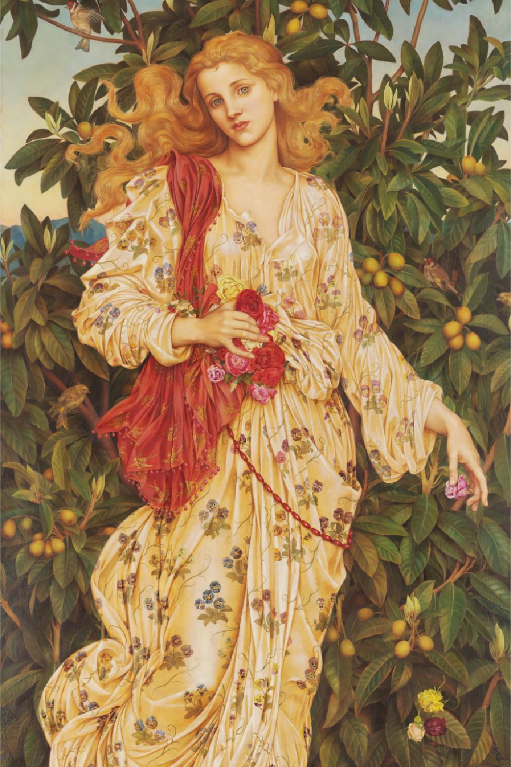 Evelyn De Morgan, Flora, 1894 | Weekend Reads for a Rainy April Saturday