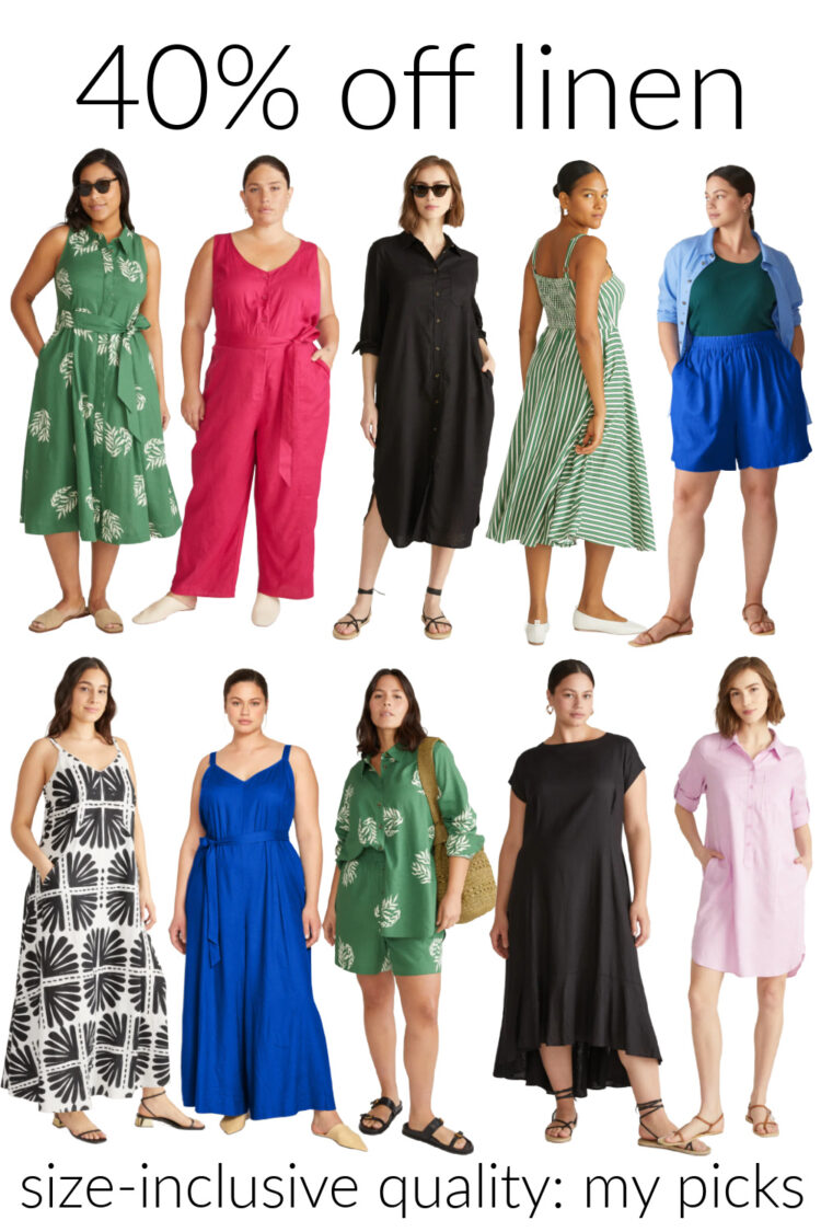 40% off universal standard linen