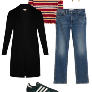 20 Look 20 from the teacher capsule wardrobe for fall featuring Madewell jeans