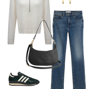 24 Look 24 from the teacher capsule wardrobe for fall featuring Madewell jeans