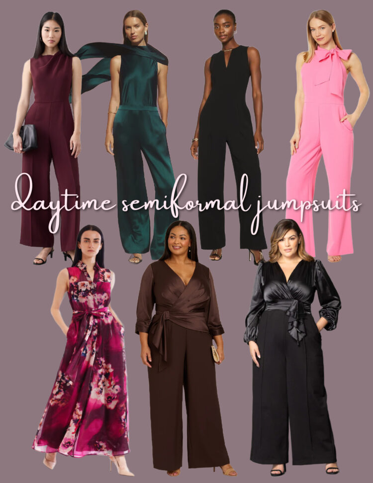 Daytime Semiformal Looks for Grown Women 3 daytime semiformal jumpsuits