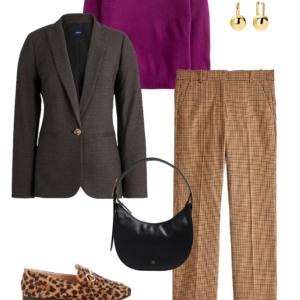 11 Sample outfit from a fall capsule wardrobe showcasing polish on a budget by Wardrobe Oxygen