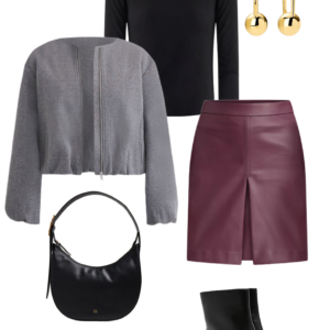 16 Sample outfit from a fall capsule wardrobe showcasing polish on a budget by Wardrobe Oxygen