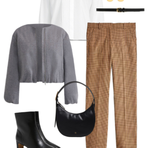 7 Sample outfit from a fall capsule wardrobe showcasing polish on a budget by Wardrobe Oxygen