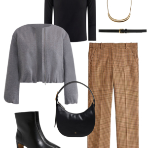 8 Sample outfit from a fall capsule wardrobe showcasing polish on a budget by Wardrobe Oxygen