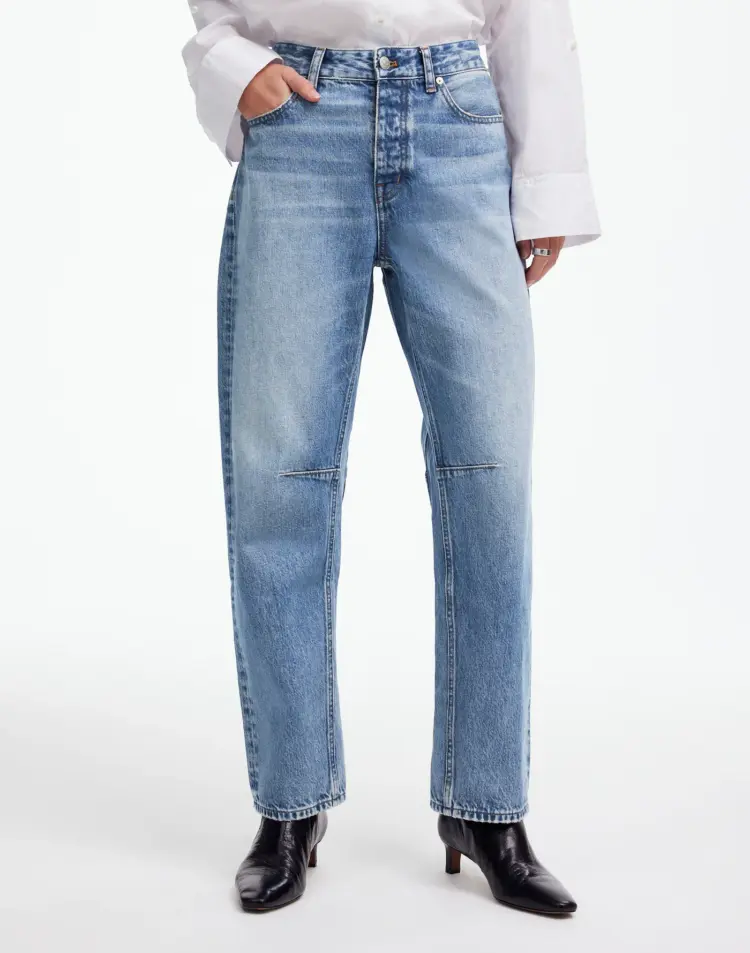 The Best Petite Barrel Jeans for Grown Women 1 Madewell Petite Darted Barrel-Leg Jean