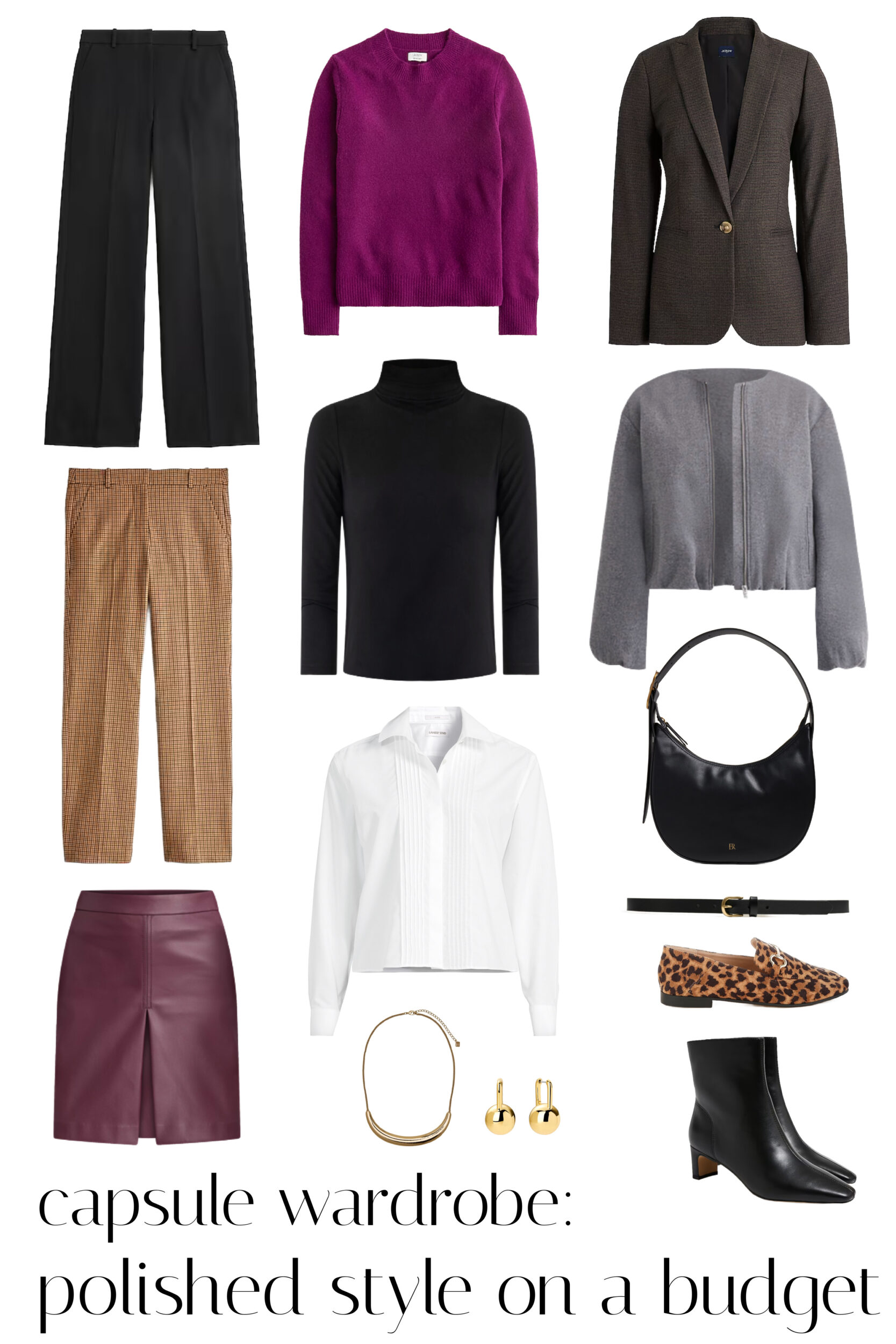 capsule wardrobe polished style on a budget