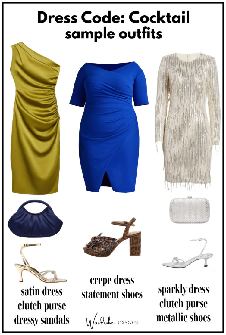 Dress Codes as Grown Women: cocktail attire what to wear women sample outfits