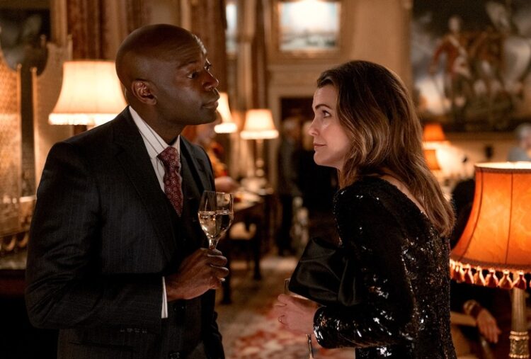 Weekend Reads for October 25 6 The Diplomat. (L to R) David Gyasi as Austin Dennison, Keri Russell as Kate Wyler in episode 304 of The Diplomat. Cr. Liam Daniel/Netflix © 2025