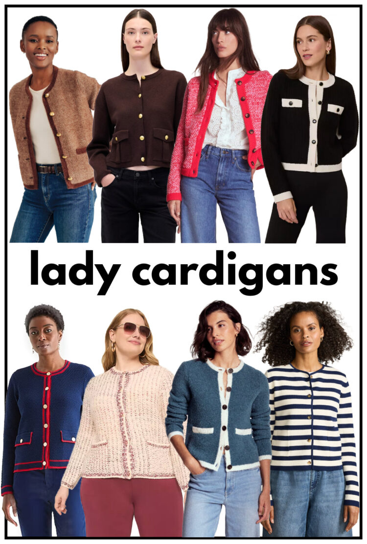 Lady Cardigans are the perfect hybrid topper for the season 1 lady cardigan trend 2025