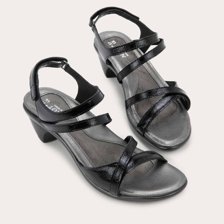 Best shoes for Plantar Fasciitis The black Naot Limit sandals.