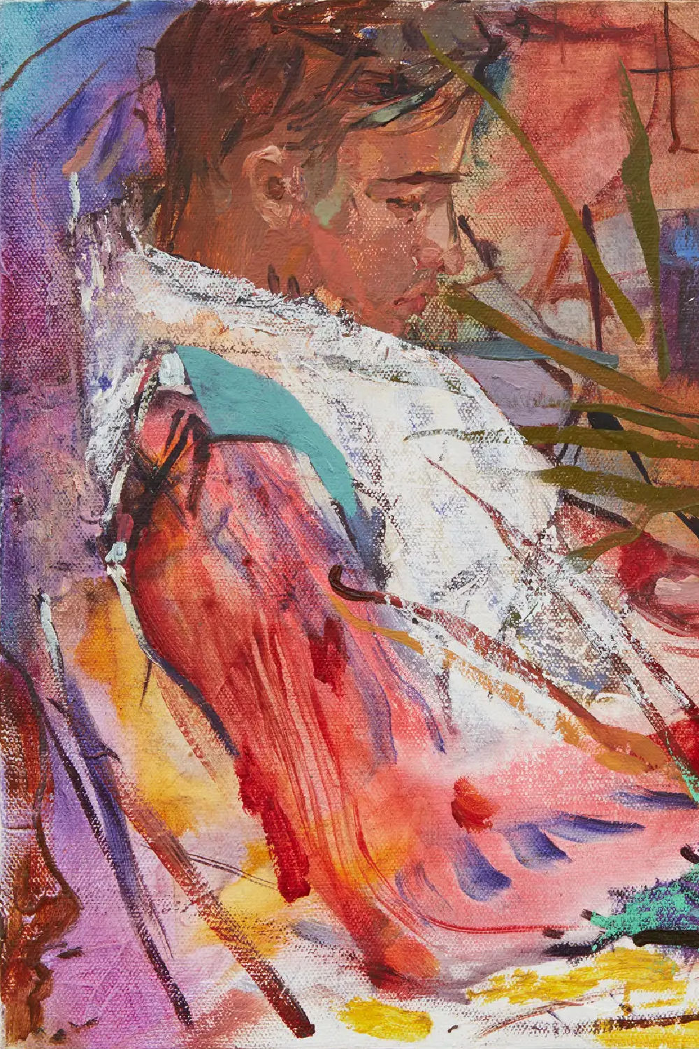 Jennifer Packer, M. Heller, 2018