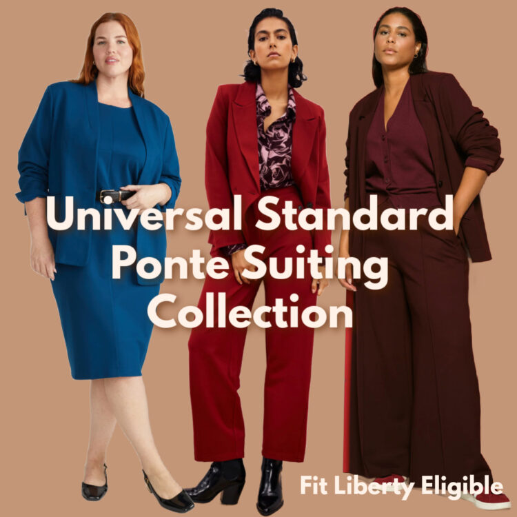 Universal Standard Fit Liberty is On Sale 40% Off! 7 universal standard ponte suiting part of fit liberty