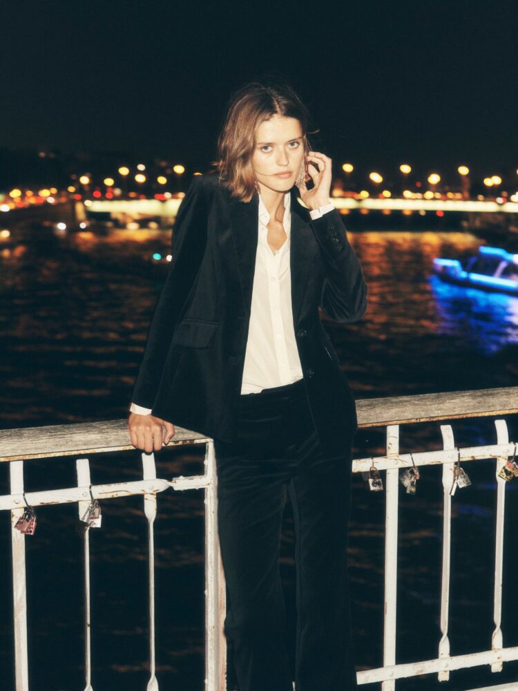 Why You Need a Cocktail Pantsuit (AKA a Lady Tux) 7 boden velvet pantsuit