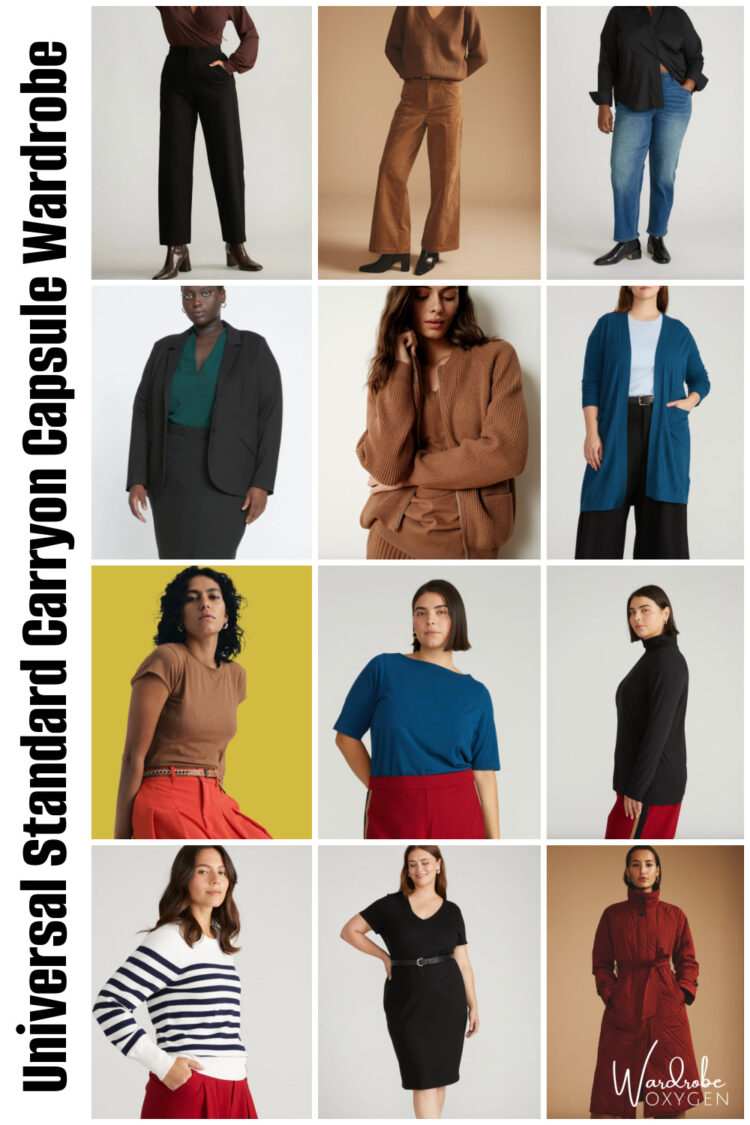 universal standard carryon capsule wardrobe