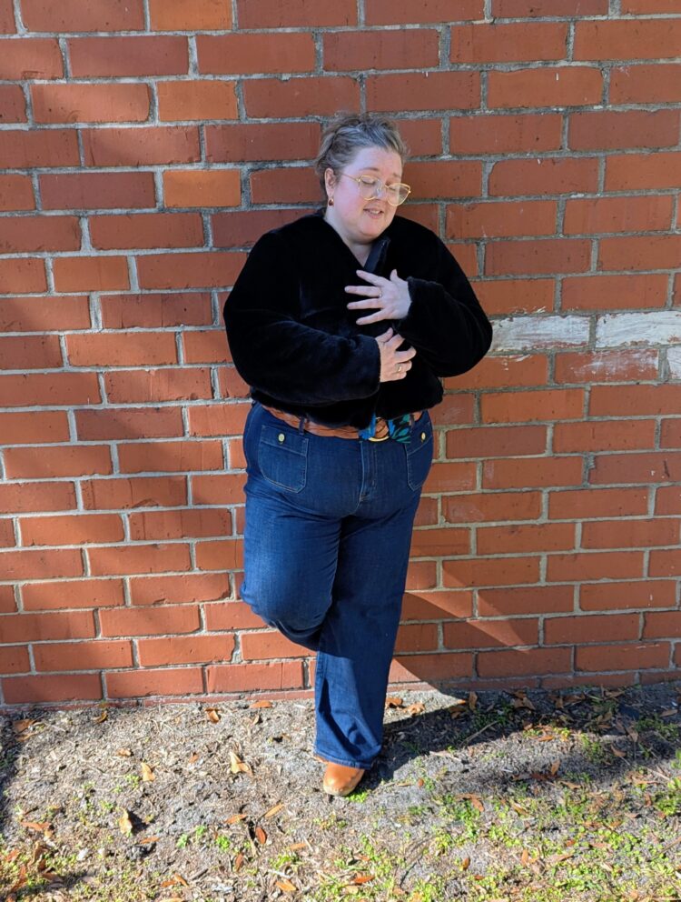 J. Crew Factory Review: Plus Size & Menswear 3 j. crew factory black faux fur jacket