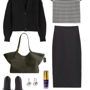 Outfit from the Everlane Capsule Wardrobe 2026 by Alison Gary of Wardrobe Oxygen, and over 40 fashion blog