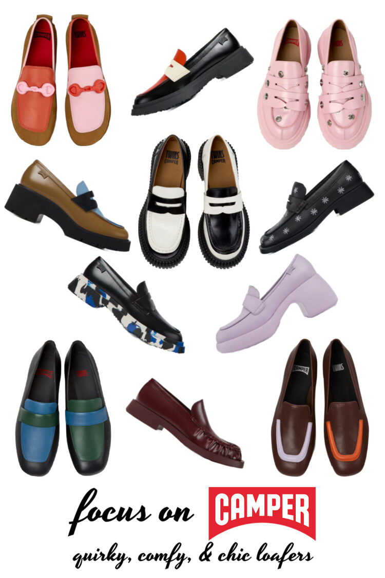 Spotlight on Camper Shoes 4 quirky and comfortable loafers from camper for women over 40 curated by wardrobe oxygen