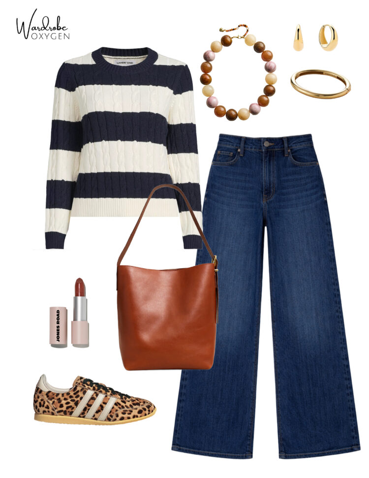 The Trouser Jeans Guide: Where to Shop + 5 Ways to Style Them in 2026 6 how to style trouser jeans with sneakers consider a shorter or tucked in top and low profile sneakers like the adidas tokyo