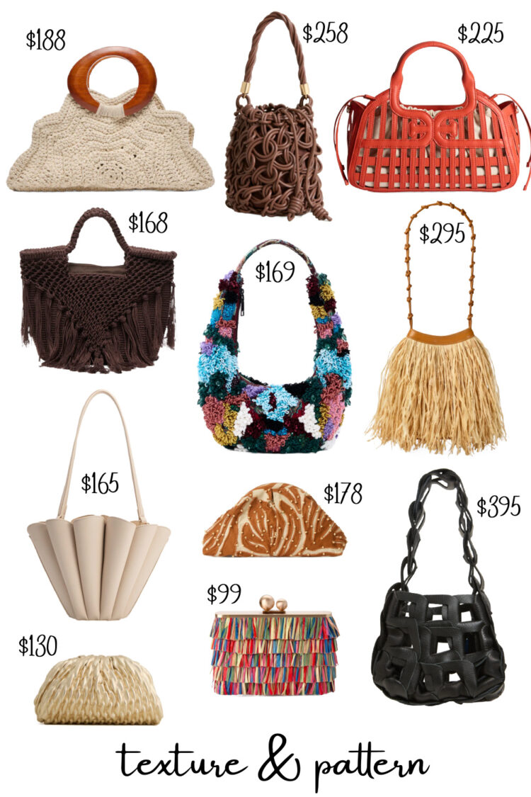 Spring & Summer 2026 Bag Trends Worth Checking Out 4 collage of bag trends for 2026