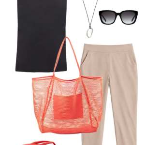 o24 Vacation outfit collage: navy tank and tan Athleta Brooklyn ankle pants with a long silver pendant necklace, black sunglasses, coral mesh tote bag, and coral Archies flip flops.
Look 25: Vacation outfit collage: sky blue shirtdress worn as a dress with a teal-to-sky-blue ombre scarf draped at the neckline, silver ball stud earrings, black leather drawstring crossbody bag, and black Camper Dana sandals.
Look 26: Vacation outfit collage: sky blue shirtdress as a standalone dress with a cream UPF brimmer hat, coral mesh tote bag, and coral Archies flip flops.
Look 27: Vacation outfit collage: sky blue shirtdress worn open as a swim coverup over a dark olive one-piece swimsuit, teal floral silk square scarf, coral mesh tote bag, and coral Archies flip flops.
Look 28: Vacation outfit collage: sky blue shirtdress worn open as a layer over a dark olive one-piece swimsuit worn as a top with sky blue wide-leg pants, teal floral silk square scarf, black leather drawstring crossbody bag, and black Camper Dana sandals.
Look 29: Vacation outfit collage: dark olive one-piece swimsuit with white button-down shirt worn open as a swim coverup, cream UPF brimmer hat, black sunglasses, coral mesh tote bag, and coral Archies flip flops.
Look 30: Vacation outfit collage: dark olive one-piece swimsuit with black and white striped Lands' End UPF hooded tunic as a swim coverup, cream UPF brimmer hat, black sunglasses, coral mesh tote bag, and coral Archies flip flops.Question: this is a very long blog post. Should I be concerned with that in regard to audience traffic and attention span? Will people scroll through and read the whole thing in 2026?5:19 PMHonest answer: no, you shouldn't be concerned — with some caveats.
The length is actually an asset for this type of post. Capsule wardrobe posts are high-intent content. Someone landing on it isn't idly scrolling — they're actively trying to solve a packing problem. That reader wants depth. They want to know why the shirtdress works as four things, which shoes have arch support, whether it comes in their size. Long-form content that genuinely answers those questions performs well precisely because it satisfies intent better than a shallow post.
The real question isn't length — it's structure. Nobody reads a 4,000-word post linearly. They scan, they jump, they dip in where something catches them. The post is already set up well for this because the TL;DR box catches the skimmers up front, the H2/H3 structure lets people jump to what they care about (shoes, sizing, packing), the outfit section is visual-first so people scroll the images and only read the captions they care about, and the FAQ section catches people who scrolled to the bottom looking for a quick answer.
Where you could lose people: if the outfit descriptions in the post are heavy blocks of text rather than the tight bullet format in the draft, that's where eyes glaze over. The look-by-look section needs to stay lean and visual-forward — the images carry it, the text just contextualizes.
The 2026 reader reality: people are absolutely still reading long posts when the content earns it. What's changed is tolerance for padding — generic intros, filler sentences, restating what was just said. This post doesn't have much of that. The length comes from actual information (30 outfits, 28 pieces, sizing by brand, shoe rationale), not from fluff.
The TL;DR box does a lot of work here too — it's essentially permission for a skimmer to skim. They get the core value proposition in 30 seconds and self-select into reading more or going straight to the shop widget. That's the right architecture.
If anything I'd add one thing: a visual anchor early in the post (the capsule collage image) and then the outfit images distributed throughout are what will keep people scrolling. The writing supports the visuals, not the other way around for this type of content.Bulleting out the different outfits... is this high priority or can it be removed without much sacrificed?5:55 PMYou can remove it without much sacrifice — and honestly the post might be better for it.
Here's why: the outfit section in the draft was always a placeholder standing in for your actual Look images. Now that you have 30 outfit collages, the images are the outfit section. They do the job infinitely better than bullet points ever could. A reader isn't going to parse "Athleta Brooklyn pants + coral tee + Keds BlissMove sneakers + Athleta crossbody + Class V hat" — they're going to look at Look 20 and either feel it or not.
What I'd replace the bulleted outfit section with is a short intro paragraph before the images that frames how to read them — something like pointing out that the same teal pants appear in Looks 1, 2, 3, 4, 5, 6, 7, and 8, which is the whole point. Then let the 30 images speak. Readers will scroll the looks the way they'd scroll Instagram — visually, quickly, stopping when something resonates.
The only thing worth preserving from that section is the occasion framing — Morning Hike, Elevated Evening, Beach/Pool, etc. Those subheadings give readers a way to find themselves in the content ("I need a dinner look, let me jump there") and they're good for AEO since people search by occasion. You could keep those as simple H3 labels above clusters of look images rather than as headers over bullet lists.
So the revised structure would be: occasion H3 → 4-6 look images grouped under it → no bullets needed. Tighter, more visual, same SEO value from the occasion keywords.Do I need the section Can You Really Fit This in One Bag?5:56 PMYou can cut it or fold it into a shorter callout — it's the weakest standalone section in the post.
The packing information is genuinely useful but it doesn't need its own H2. What's in that section is really two things: a reassurance that the pieces pack well (which is already covered in the individual piece descriptions — EF fabrics don't wrinkle, the rain jacket stuffs into its pocket, the mesh tote collapses), and your honest size caveat about being a 14/16 and what that means for bag claims.
The size caveat is actually the most valuable and distinctive part of that section — it's the kind of thing only you would say, and it builds trust. I'd keep that one paragraph but move it into the size inclusivity section where it already lives in a slightly different form. It fits naturally there.
The bullet list of packing tips (ranger roll your wide-legs, wear the Keds on the plane) is fine but generic — it's the kind of content that exists on a thousand other travel packing posts and doesn't add much to what makes this capsule distinctive.
So the recommendation: delete the section as a standalone H2, move the size-14/16 packing caveat into the size inclusivity section if it isn't already there clearly, and let the individual piece descriptions carry the "this packs well" message organically. You lose nothing meaningful and the post gets tighter.