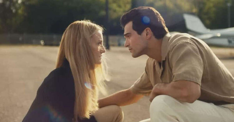 Weekend Reads for March 14 & 15 6 scene from love story with carolyn and john looking at each other